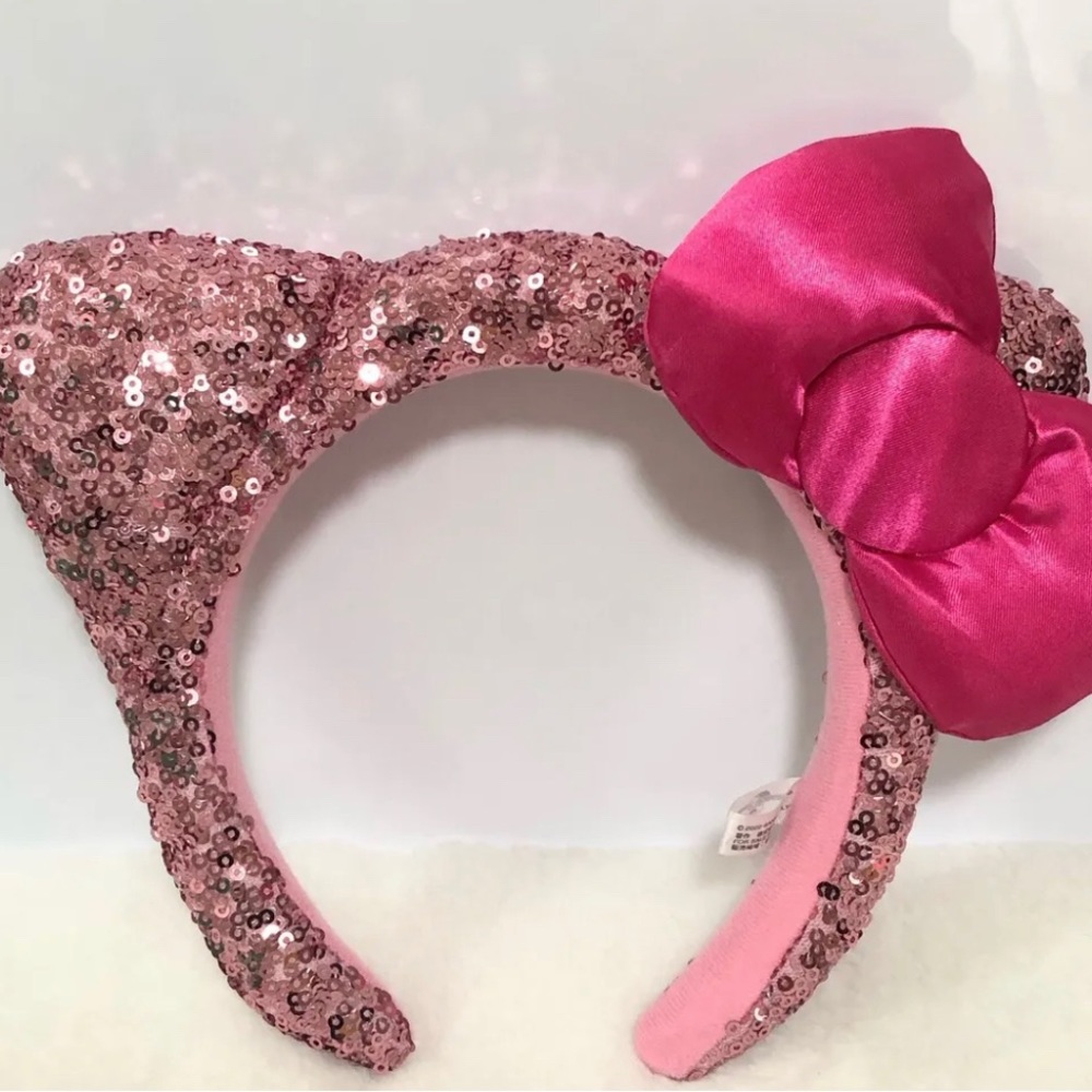 USJ Hello Kitty Ears Headband Sequin Pink Japan